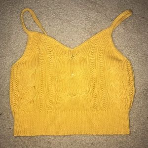 Knit Crop Top/Bralette